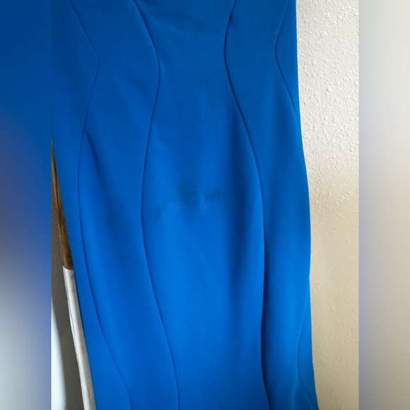 La Petite Robe di Chiara Boni Cobalt Maeli Gown Maxi Dress in Size Medium - Picture 11 of 13